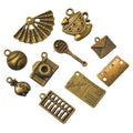 Mixed Travel Fashion and Royalty Metal Charm Assortment view 5