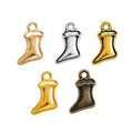 Christmas Stocking Charms in Five Distinct Metal Finishes view 5