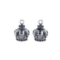 Three Dimensional Crown Charm In 5 Metal Finishes For Jewelry Making view 5