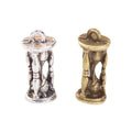 Hourglass Metal Charm in 2 Distinct Finishes for Jewelry Making view 5