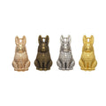 Detailed Sitting Rabbit Metal Charms In Four Finishes view 5