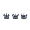 Mini Crown Metal Beads in Nine Antique and Bright Finishes view 5
