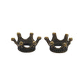 Openwork Crown Charm In 6 Metal Finishes For Jewelry Making view 5