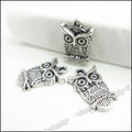 Vintage Owl Charm in 2 Finishes for DIY Jewelry Making view 5