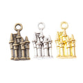Vintage Tall House Charms in Multiple Finishes for Jewelry Making view 5