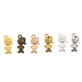 Braided Girl Detailed Metal Charm in 6 Finishes for Crafting view 5