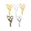 Scissors Metal Charms in Five Polished and Antique Finishes view 5