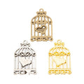 Heart Detail Birdcage Metal Charm Pendant Jewelry Making Component view 5