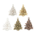 Layered Christmas Tree Metal Charms in Six Finishes view 5