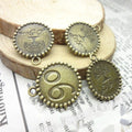 Double-Sided Tree of Life Round Charms in Two Finishes view 5