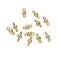Double Loop Bead Link Jewelry Making Component In 4 Finish Options view 5