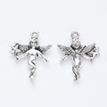 Winged Fairy And Star Metal Charms In Four Finishes view 5