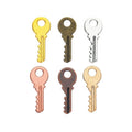 Assorted Mini Key Metal Charm Pendant in 6 Finishes for DIY Jewelry view 5