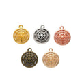 Spiderweb Charm in 5 Metal Finishes for Jewelry Making view 5