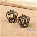 Three Dimensional Openwork Crown Metal Charm Jewelry Making Component view 5