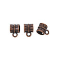 Bow Bail Bead Metal Jewelry Components in 8 Distinct Finishes view 5