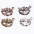 Vintage Filigree Masquerade Mask Charms in Multiple Finishes for Jewelry Making view 5