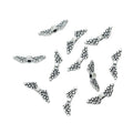 Small Feathered Wing Bead Alloy Bead in 4 Pictured Options view 5