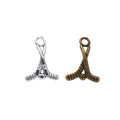 Crossed Hockey Stick Metal Charms in Three Finishes view 5