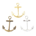 Classic Anchor Charm in Three Vintage Metal Finishes view 5