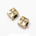 Mixed Motif Large Hole Antique Bronze Metal Beads Craft Beads view 5