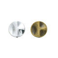 Smooth Round Spacer Beads in Antique Bronze and Silver Finishes view 5