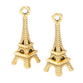 Eiffel Tower Metal Pendant Charms in 7 Distinct Finishes view 5