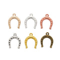 Classic Horseshoe Metal Charms in Six Finish Options view 5