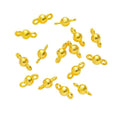 Round Bead Connector in 4 Metal Finishes for Jewelry Making view 5