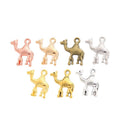 Small Camel Metal Charms in Seven Metallic Finishes view 5