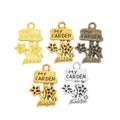 My Garden Sign Metal Charm 4 Finish Options Craft Supply view 5