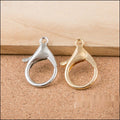 Vintage Finish Metal Lobster Clasps in 3 Style Options view 5