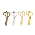 Barber Scissors Charm In Four Vintage Metal Finishes view 5