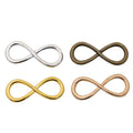 Infinity Link Connectors in Four Smooth Metal Finishes view 5