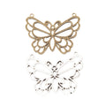 Openwork Butterfly Connector Alloy Jewelry Making Component in 2 Finish Options view 5