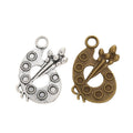 Painter Palette Metal Charm Pendant in 2 Finishes for DIY Jewelry view 5