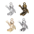 Astronaut Metal Charms in Four Metallic Finishes Jewelry Components view 5