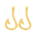 Curved Fish Hook Metal Charm Pendant For Jewelry Making view 5