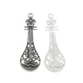 Filigree Guitar Metal Charm Pendant in 2 Finishes for DIY Jewelry view 5