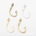 Fish Hook Connector Jewelry Making Component In 4 Finish Options view 5