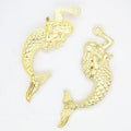 Mermaid Metal Charms in Five Metallic Finishes for Jewelry Making view 5