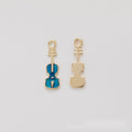 Colorful Enamel Violin Metal Charm in Five Colors Jewelry Component view 5