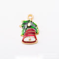 Gold-Tone Enamel Christmas Charm Collection in 18 Designs view 5
