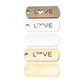 Love Heart Cutout Tag Charm Metal Jewelry Making Pieces view 5