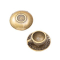 Coffee Cup and Saucer Metal Pendant Charms in 4 Distinct Finishes view 5