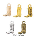 Zinc Alloy Shoe Charm Pendant No.115388 for DIY Necklace Bracelet Jewelry Making view 1