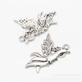 Zinc Alloy Phoenix Charm Pendant No.151352 for DIY Necklace Bracelet Jewelry Making view 2