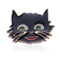 Alloy Enamel Cat Brooch Pin For Cute Cartoon Fashion Accessories view 1