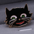Alloy Enamel Cat Brooch Pin For Cute Cartoon Fashion Accessories view 2