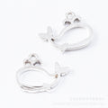 Zinc Alloy Whale Charm Pendant No.780645 for DIY Necklace Bracelet Jewelry Making view 2